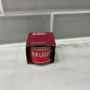 Bath & Body Works Red Naughty Mini Candle